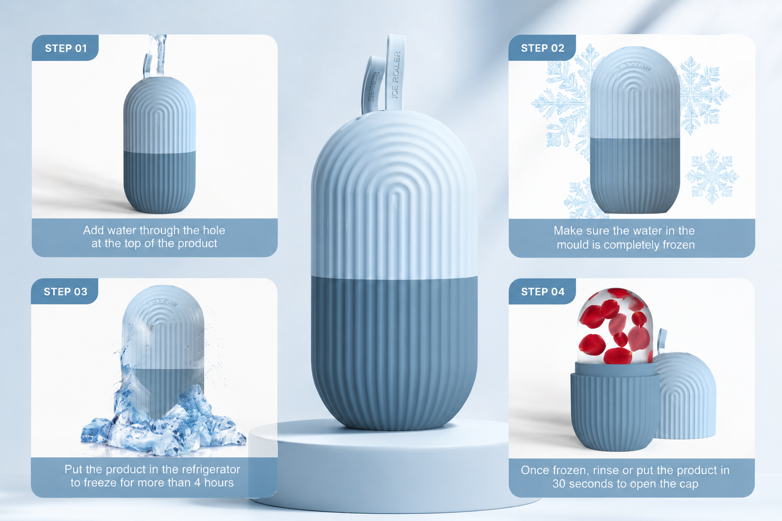 Reusable Ice Face Roller